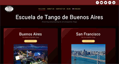 Desktop Screenshot of escuelatangoba.com